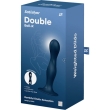 SATISFYER – DOUBLE BALL-R SILICONE DILDO BLUE 4