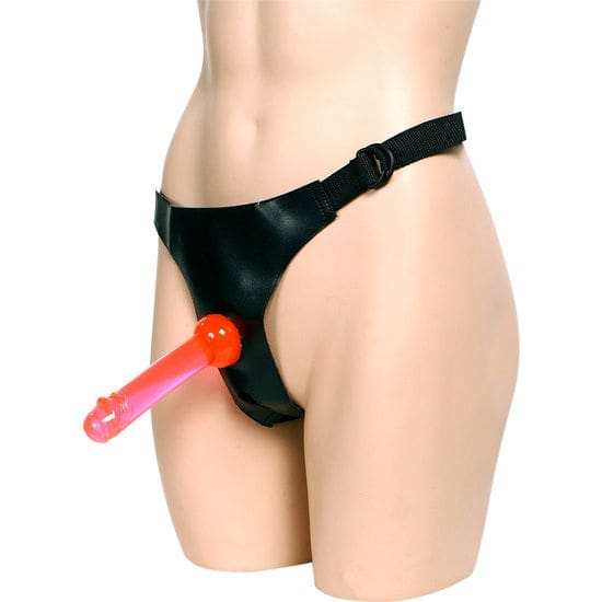 SEVEN CREATIONS – ADJUSTABLE HARNESS WITH 2 DILDOS