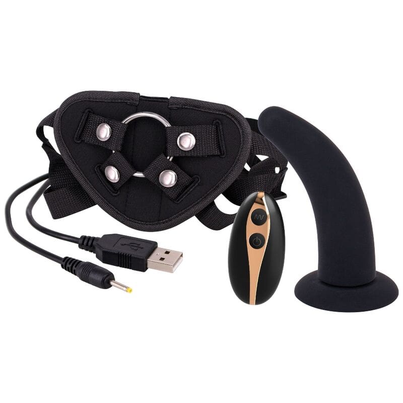 SEVEN CREATIONS – STRAP ON HARNESS WITH DILDO 125 CM