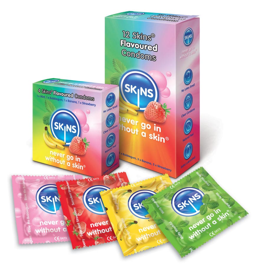 SKINS – CONDOM FLAVOURS 12 PACK 2