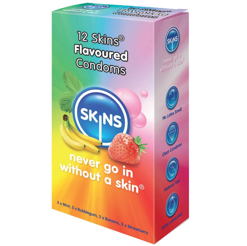 SKINS – CONDOM FLAVOURS 12 PACK