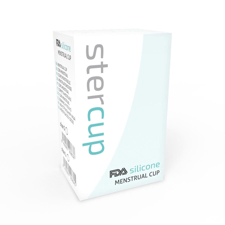 STERCUP – FDA SILICONE MENSTRUAL CUP SIZE S AQUAMARINE 4