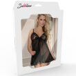 SUBBLIME BABYDOLL – WITH BOW AND FLORAL LACES RED S/M 4