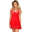 SUBBLIME BABYDOLL – WITH BOWS RED L/XL