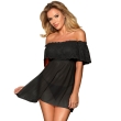 SUBBLIME DRESSES – SHORT DRESS + THONG BLACK L/XL 2