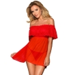 SUBBLIME DRESSES – SHORT DRESS + THONG RED L/XL 3