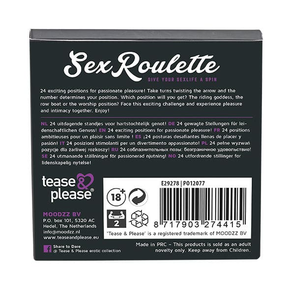 TEASE & PLEASE - SEX ROULETTE KAMASUTRA 5