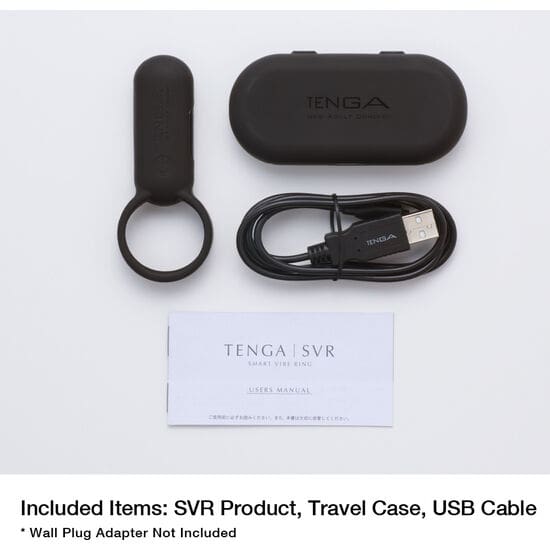 TENGA - SVR SMART BLACK VIBRATOR RING 3