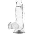 X RAY – CLEAR COCK WITH BALLS 15.5 CM X 3.5 CM 3