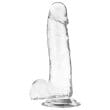 X RAY – CLEAR COCK WITH BALLS 20 CM X 4.5 CM 4